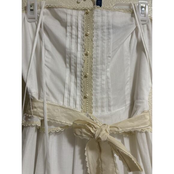 Robert Rodriguez Size 10 Dress Romantic Tiered Lined Victorian Peasant Prairie - Picture 3 of 14